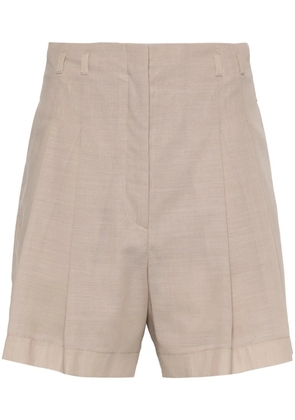 Philosophy Di Lorenzo Serafini pleated tailored shorts - Neutrals