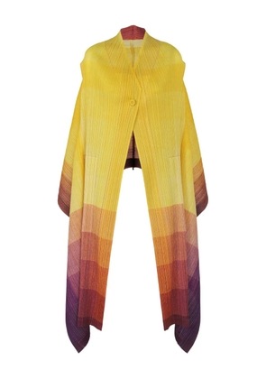 Pleats Please Issey Miyake Photon cardigan - Yellow