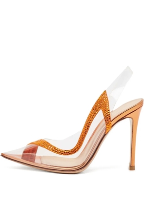Gianvito Rossi pre-owned 105mm Hortensia pumps - Orange