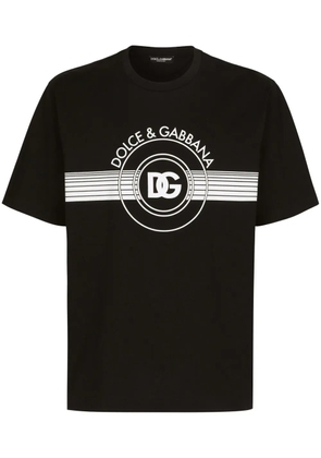 Dolce & Gabbana logo-print cotton T-shirt - Black