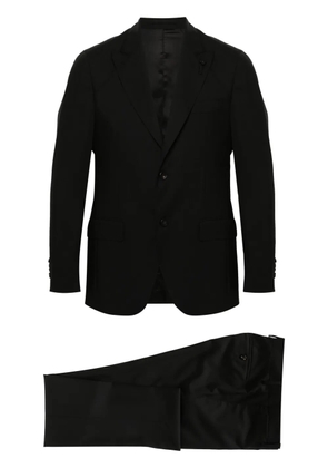 Lardini single-breasted wool suit - Black