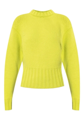 Alexander McQueen crew-neck sweater - Yellow