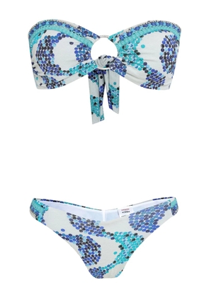 Amir Slama bandeau bikini set - White