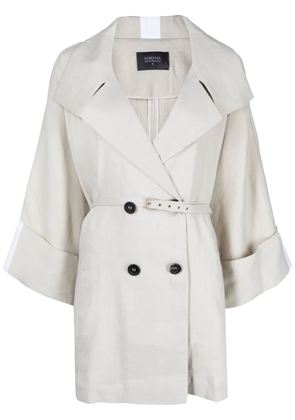 Lorena Antoniazzi double-breasted trench coat - Brown