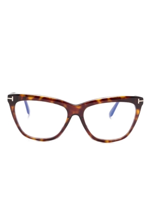 TOM FORD Eyewear cat-eye glasses - Brown