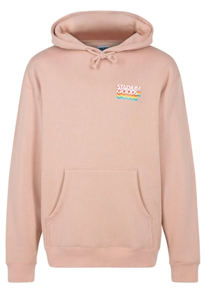 STADIUM GOODS® Gradient Logo drawstring hoodie - Pink