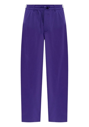 Y-3 logo sweatpants - Purple