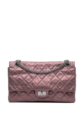 CHANEL Pre-Owned 2008-2009 Reissue 2.55 Aged Metallic Calfskin Double Flap 226 shoulder bag - Pink
