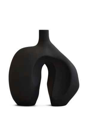 101 Copenhagen small Ni abstract-shape vase (30cm x 22cm) - Black