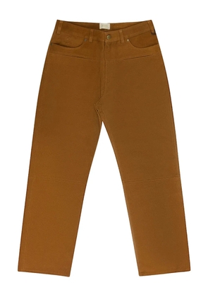 Aimé Leon Dore suede western trousers - Brown