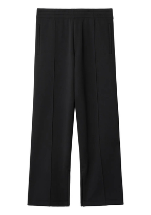 Burberry Equestrian Knight cotton track pants - Black