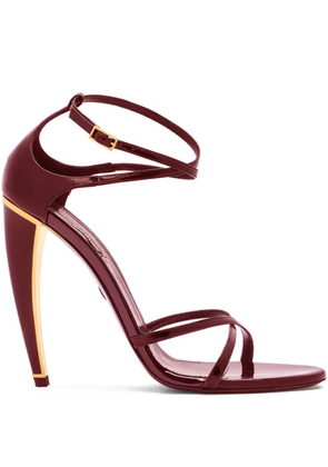 Roberto Cavalli leather sandals - Red