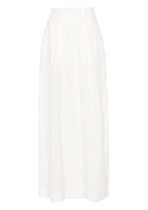 Ana Radu high-waist palazzo pants - White