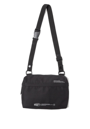 Makavelic logo-print messenger bag - Black