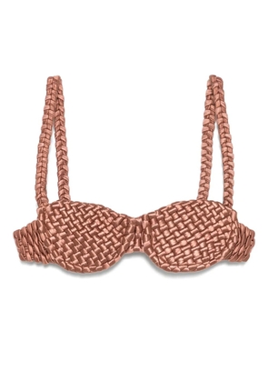 Isa Boulder Challenger bikini top - Brown