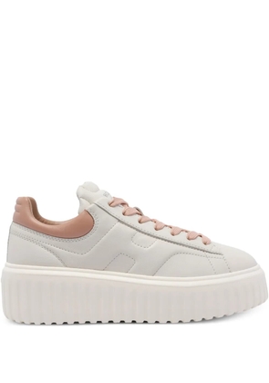 Hogan platform H-stripe sneakers - Neutrals