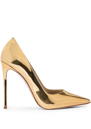 Le Silla 120mm Bella metallic pumps - Gold