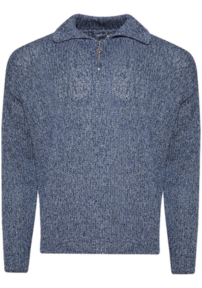 BODE mélange polo shirt - Blue