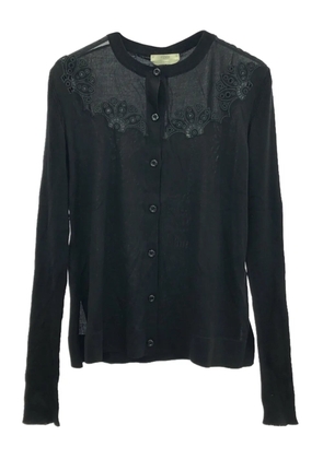 Fendi Pre-Owned 10's silk cardigan - Black