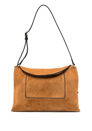 Wandler suede shoulder bag - Brown