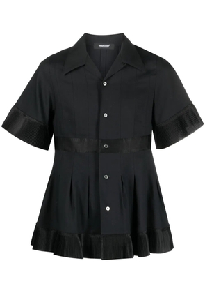 Undercover buttoned flared shirt - Black