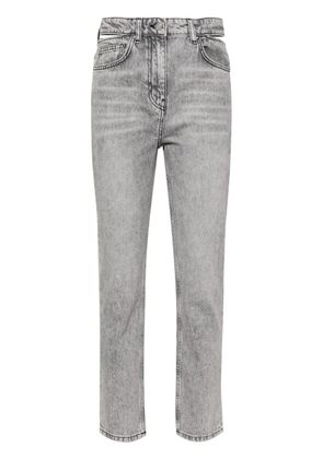 IRO Indro cut-out tapered jeans - Grey