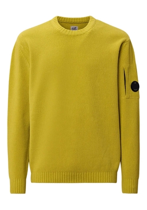 C.P. Company Lens-detail cotton sweater - Yellow