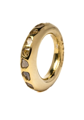 Parts of Four Spacer sterling-silver diamond ring - Gold