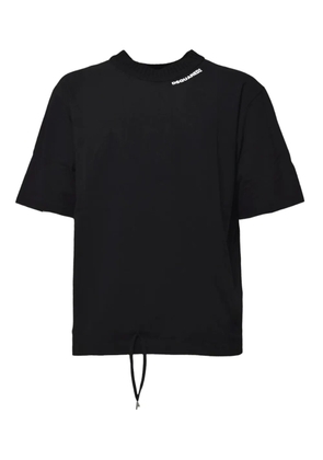 DSQUARED2 drawstring-hem T-shirt - Black