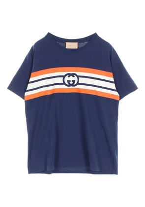 Gucci Pre-Owned 2000s Interlocking G T-shirt - Blue