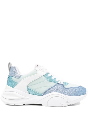 GUESS USA glitter panelled sneakers - Blue
