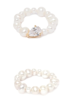 Completedworks The Exposure of Time pearl ring set - Gold