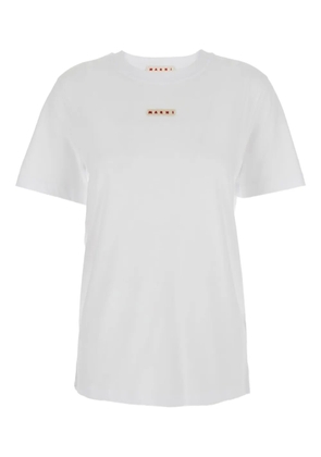 Marni logo-embellished T-shirt - White