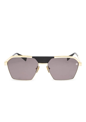 Balmain Eyewear Sergeant sunglasses - Gold
