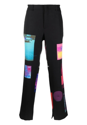 MSFTSrep Panspermia straight-leg jeans - Black