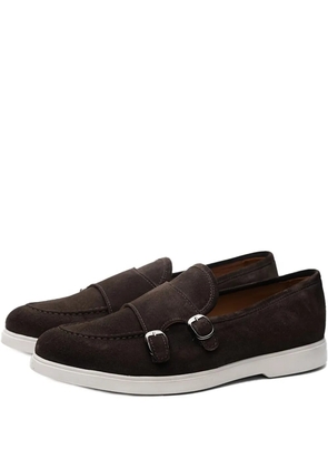 Poche Paris buckle monk shoes - Brown