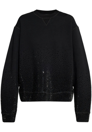 DSQUARED2 rhinestone-embellished sweatshirt - Black