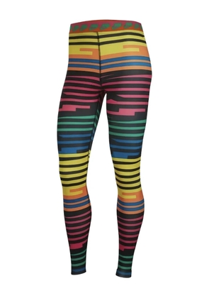 Nike striped printed leggings - Yellow