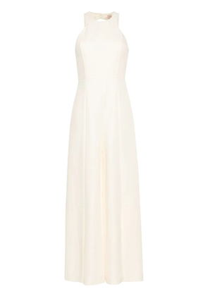 TWINSET slub-texture jumpsuit - Neutrals