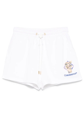 Casablanca Diamond Column shorts - White