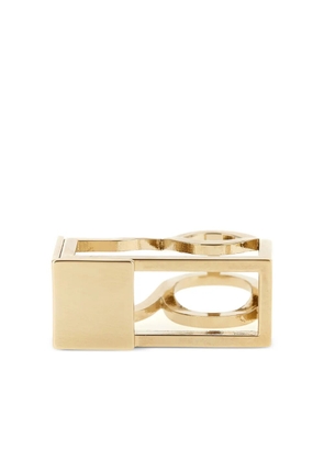 TOM FORD sculptural engraved ring - Gold