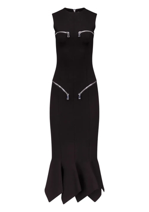 AREA handkerchief-hem dress - Black