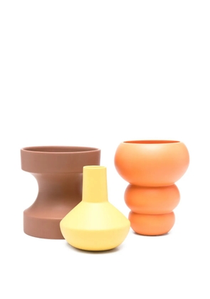The Conran Shop stacked spheres vases set (set of three) - Brown
