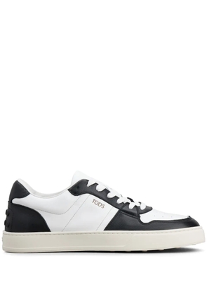 Tod's panelled leather sneakers - White