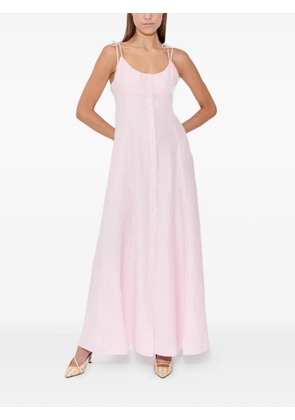 Rosie Assoulin button-fastening maxi dress - Pink