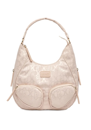 LIU JO monogram-pattern tote bag - Neutrals
