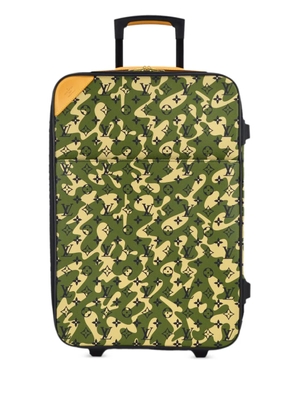 Louis Vuitton Pre-Owned x Takashi Murakami 2008 Pegase 60 suitcase - Green