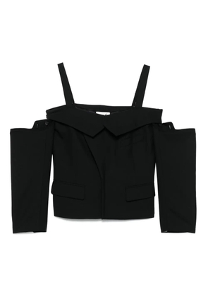 Noir Kei Ninomiya off-shoulder top - Black