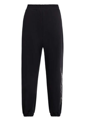Karl Lagerfeld rhinestone-embellished track pants - Black