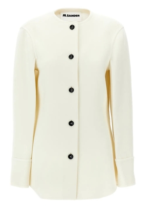 Jil Sander wool coat - White